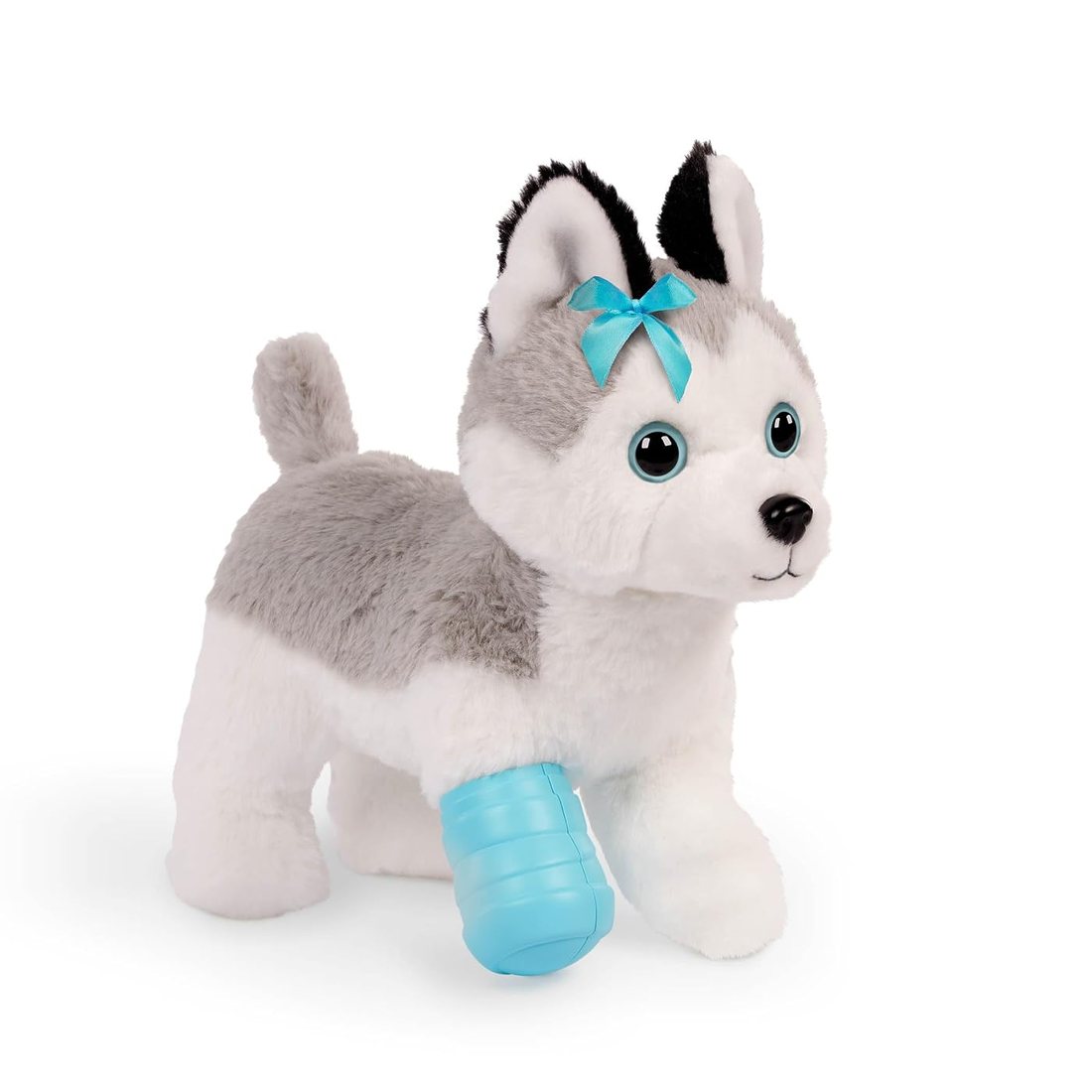 The Husky from Pucci Pups, plush husky