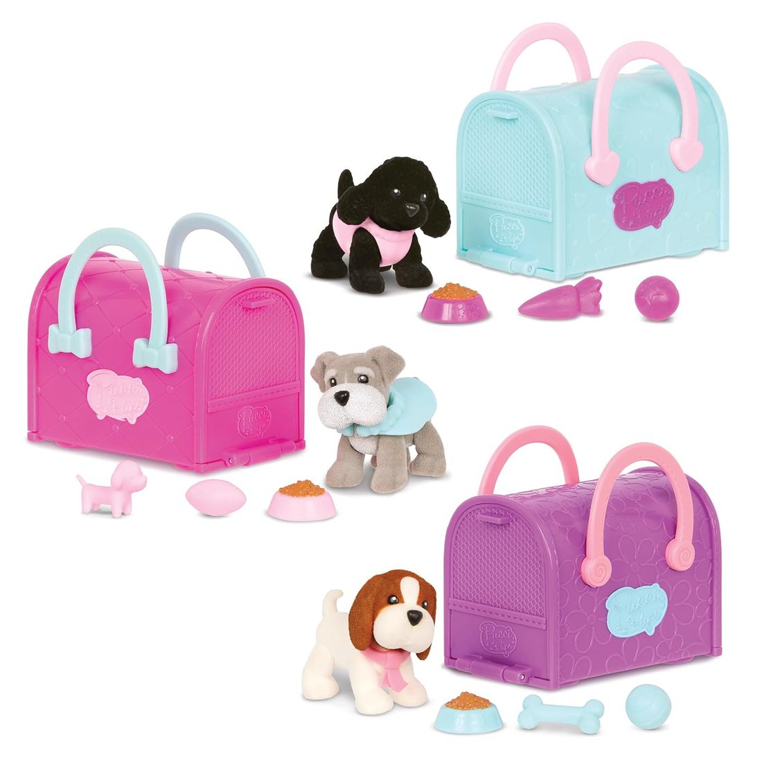 Surprise Trio: Beagle, Schnauzer & Poodle